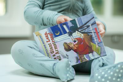 Little Joy Co. Fly Me to the Moon Bamboo Zippy Romper