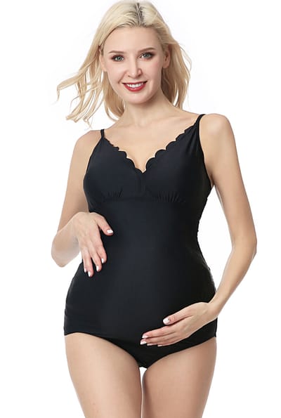 Kimi + Kai Kimi + Kai Maternity "Kimber" UPF 50+ One Piece Swimsuit