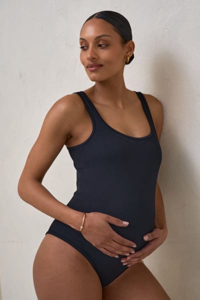Bae Warehouse The Movement Maternity Bodysuit - Blk*