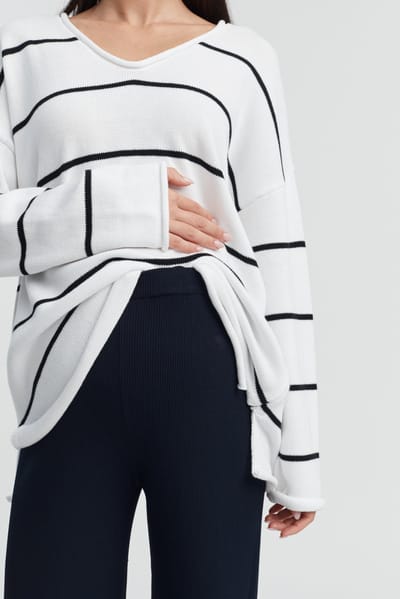 Legoe Heritage Celeste Wide Leg Pant (Dark Navy)