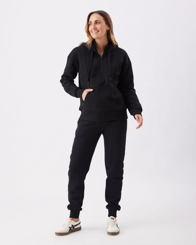 Ripe Maternity Taylor Over Tummy Joggers  Black