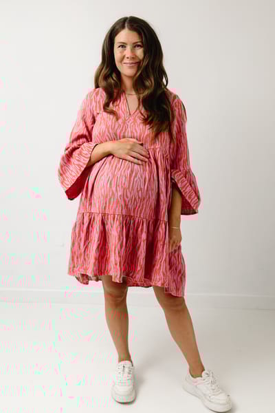 For The Creators Julia Cotton Dress Mauve Mist