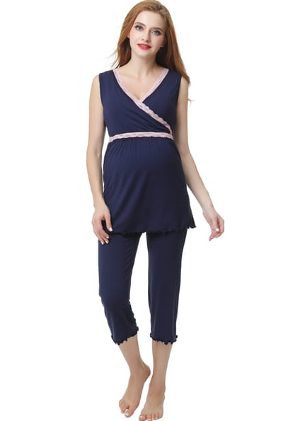 Kimi + Kai Kimi + Kai Maternity "Penny" Nursing PJ Set