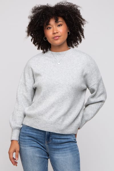 Miracle Silver Bubble Sleeve Sweater