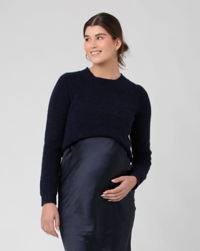 Ripe Maternity Mandy Detachable Nursing Knit Navy