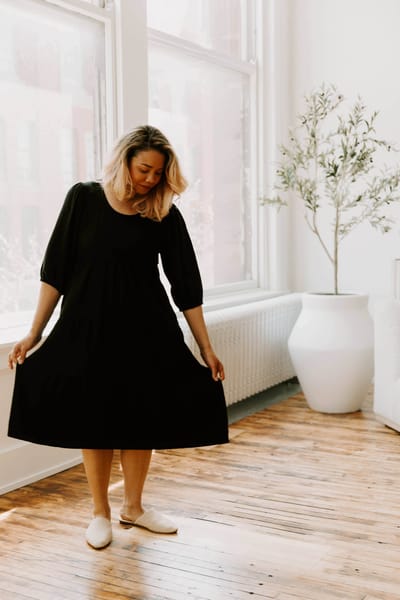 Milk & Baby Tiered Breastfeeding Dress