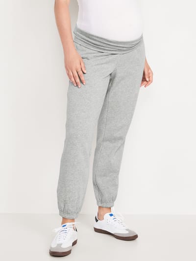 Old Navy Maternity Rollover-Waist Jogger Sweatpants