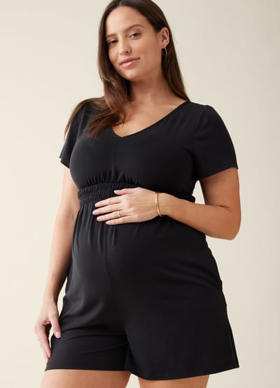 INGRID+ISABEL The Knit Maternity Romper Jumpsuit