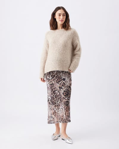 Ripe Maternity Savannah Mesh Skirt Latte
