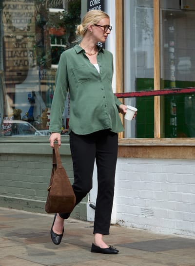 Isabella Oliver Over the Bump Organic Cotton Maternity Boyfriend Jeans