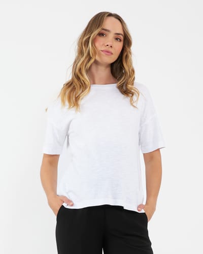 Ripe Maternity Claud Tee  White