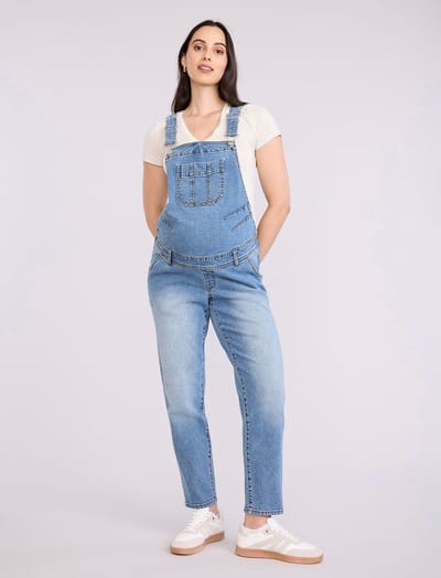 Motherhood Maternity Slouchy Denim Overall