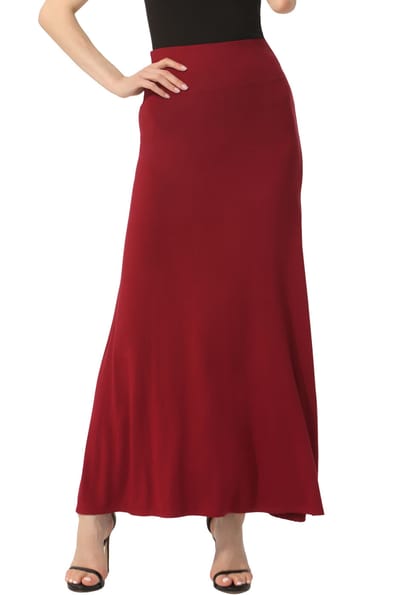 Kimi + Kai Kimi + Kai Women Waist Ruched Maxi Skirt