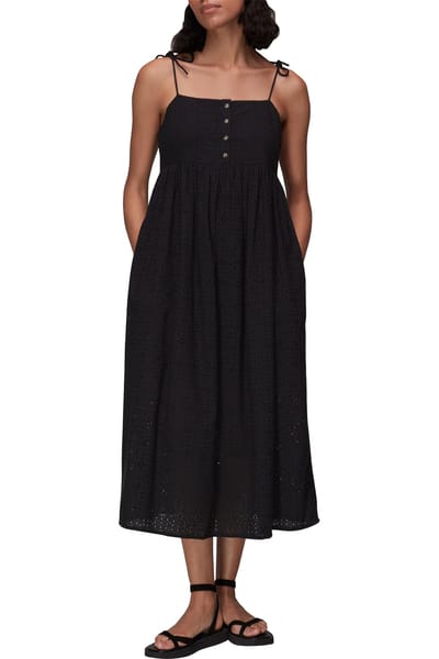 For The Creators Mabel Broderie Midi Dress