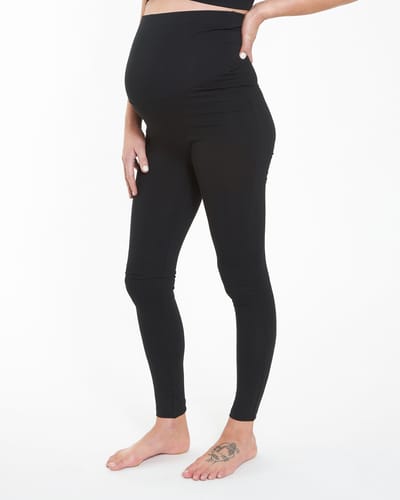 Ripe Maternity Organic Over Bump Legging Black