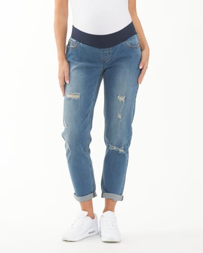 Ripe Maternity Baxter Boyfriend Jean Vintage Wash