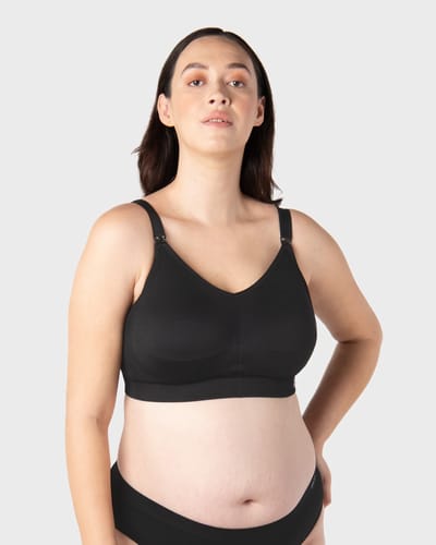 Ripe Maternity Hotmilk My Everyday Busty Bra Black