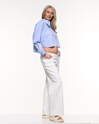Soon Maternity Loren Cropped Shirt