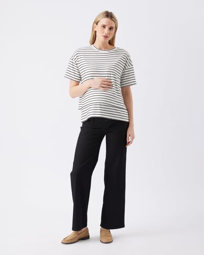 Ripe Maternity Miller Over Bump Jean Black