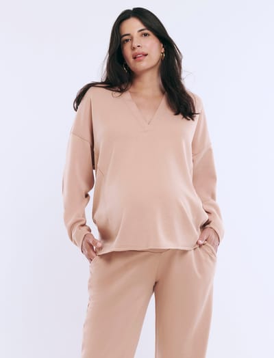 Motherhood Maternity Scuba Hoodie