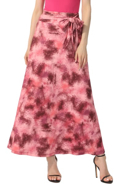 Kimi + Kai Kimi + Kai Women Belted Maxi Skirt