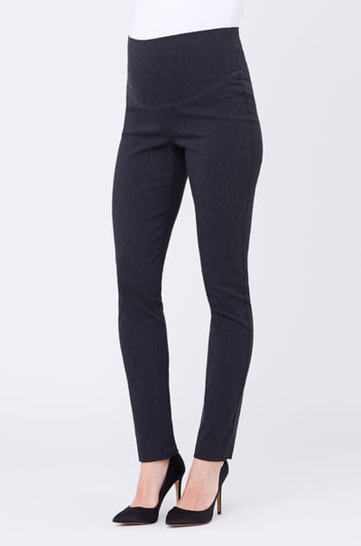 Ripe Maternity Suzie Super Straight Pant Charcoal Marle