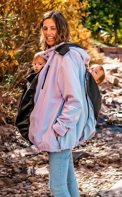 Arctic Lynx Maternity Extra Panel for Babywearing Jacket by Wewildy