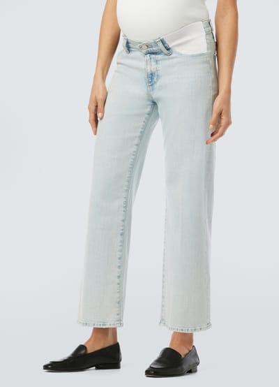 Ingrid+Isabel Joe's Jeans Blake Wide Leg Crop Maternity Jean