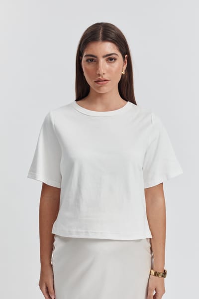 Legoe Heritage Gigi SS Organic Cotton Cropped Tee