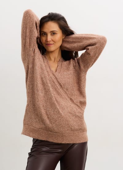 HATCH Collection The Cozy Pointelle Snuggle Sweater