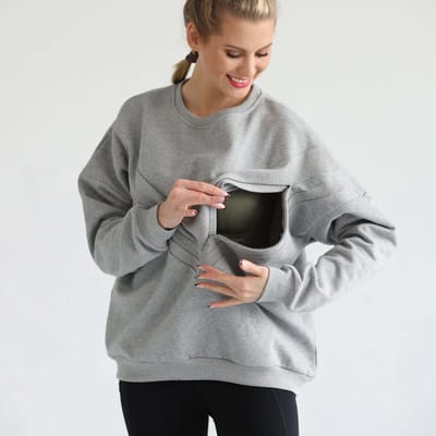 Milk & Baby Isabella Oversized Nursing & Pregnancy Sweatshirt
