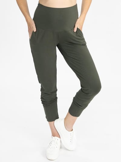 Angel Maternity Maternity Comfort Lounge Pants in Olive