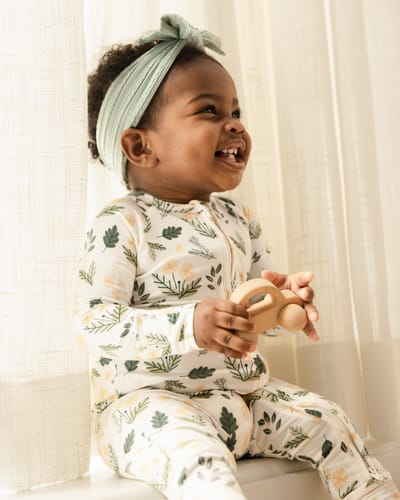 Storq Bamboo Baby Pajama | Honey Dandelion