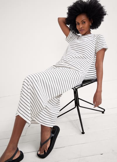 HATCH Collection The Easy Going Nursing Tee Dress