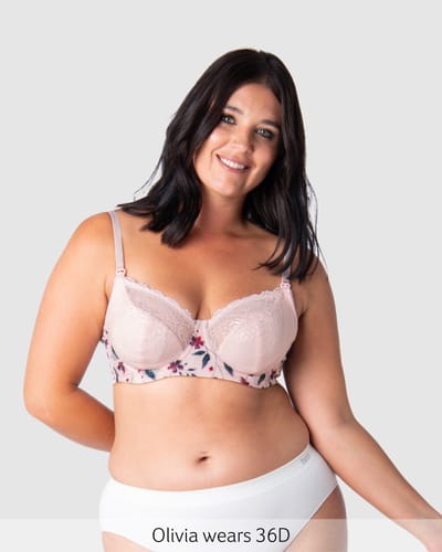 Hotmilk, USA Temptation Full Cup Nursing Bra - Bloom