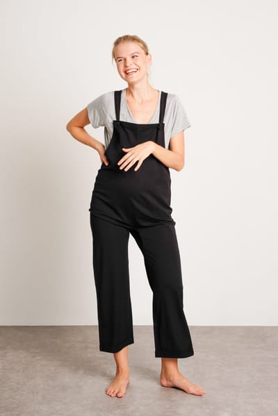 NOM Maternity Imogen Knit Overalls
