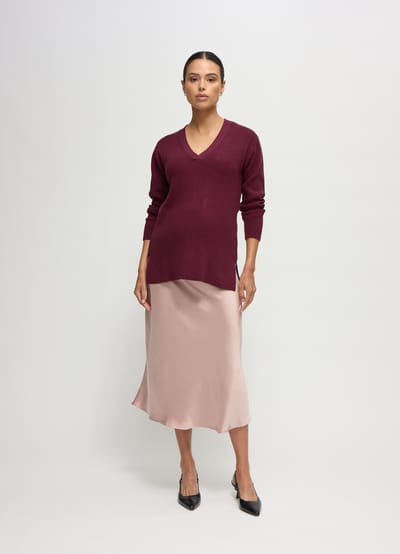 Ingrid+Isabel The Soft Shift Side Zip Maternity and Nursing Sweater