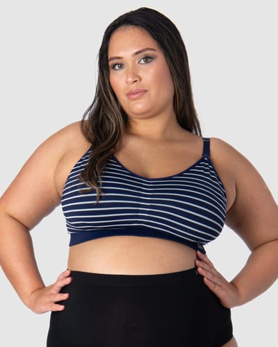 Hotmilk, USA My Necessity FlexFit - Navy Stripe Busty