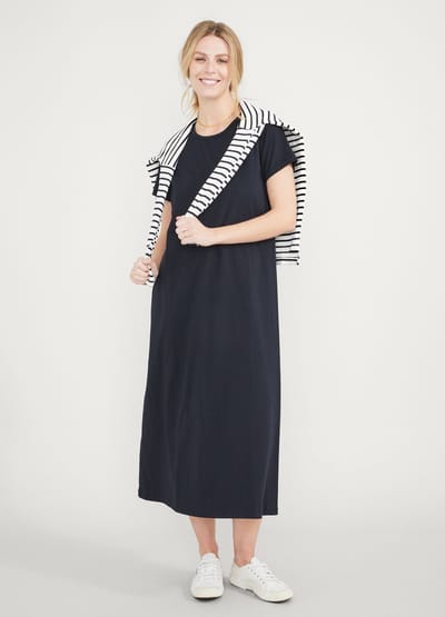 HATCH Collection The Easy Going Nursing Tee Dress