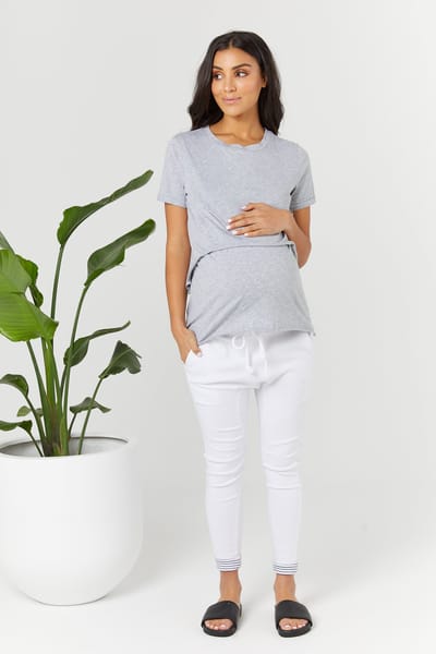 LEGOE. Valance Tee II (Grey Marle) - FINAL SALE