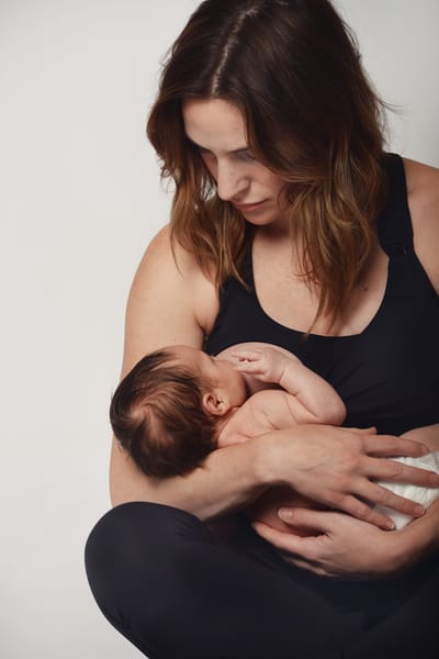 duoFit Maternity Activewear Everyday Nursing Sports Bra Black