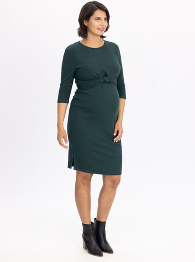 Angel Maternity Maternity and Nursing Tie Knot Dress