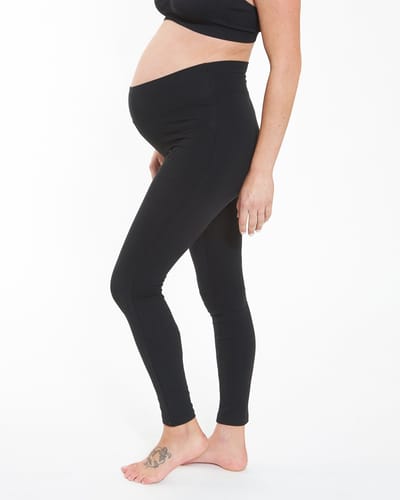 Ripe Maternity Organic Essential Leggings Black