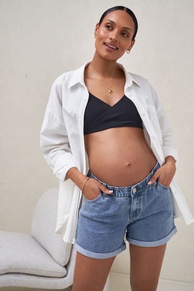 Bae the Label With Love Rolled Denim Short