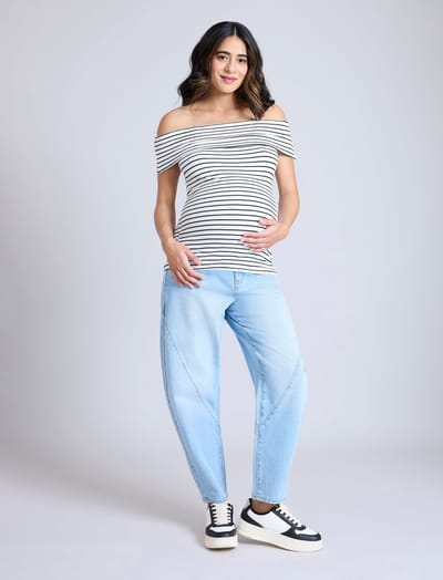 Motherhood Maternity Off The Shoulder Top