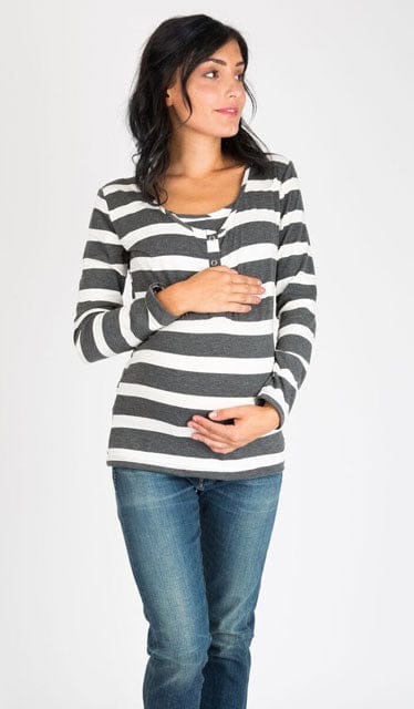 Special Addition Long Sleeve During & After Snap Tee