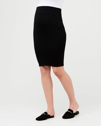 Ripe Maternity Mia Plain Skirt Black