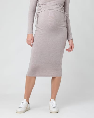 Ripe Maternity Jess Skirt  Sand