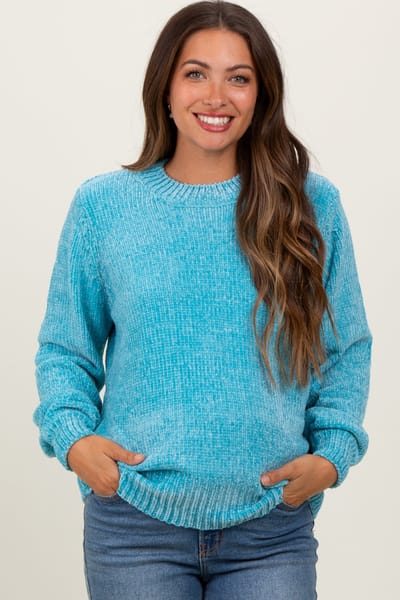 Zenana Outfitters Jade Chenille Knit Maternity Sweater