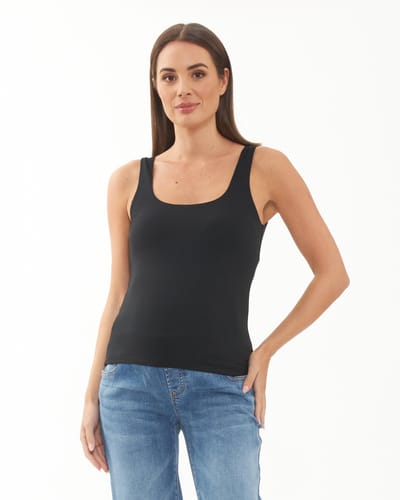 Ripe Maternity Luxe Knit Tank Top  Black
